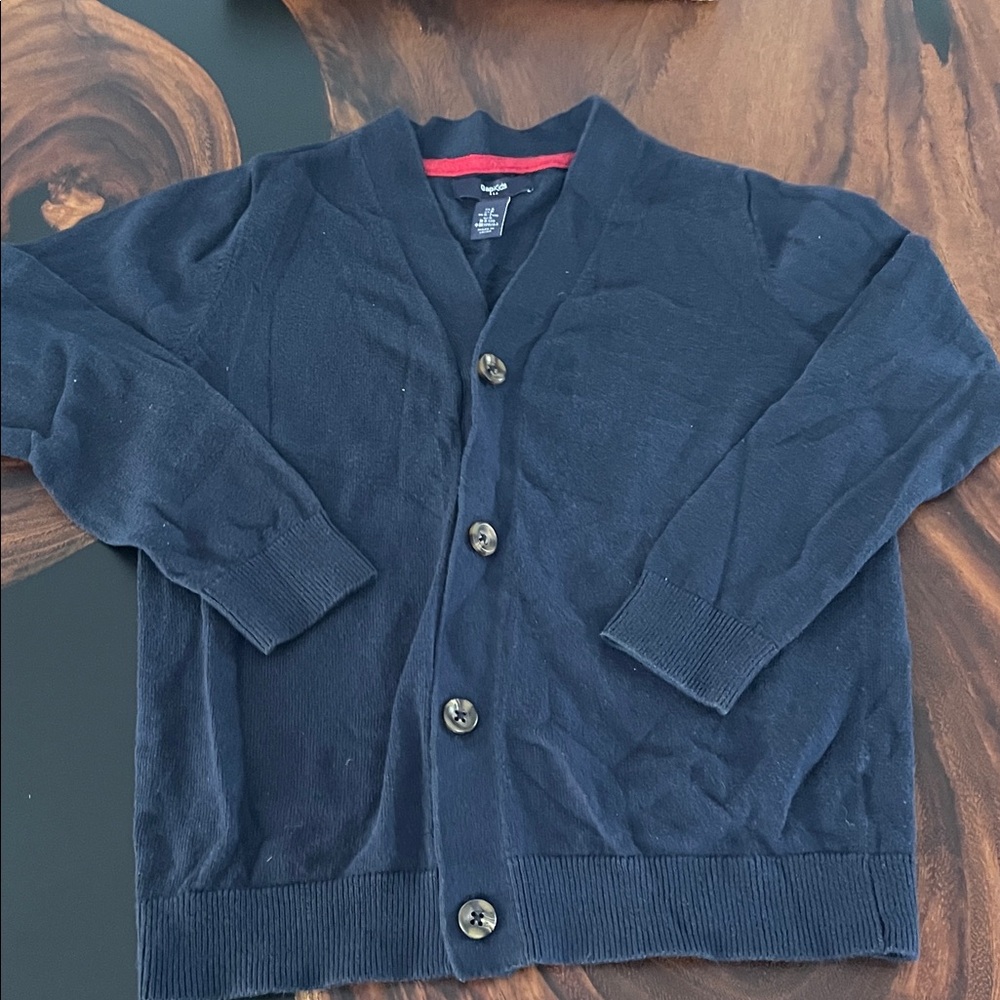 GAP Kids Dark Blue Button-Up sweater